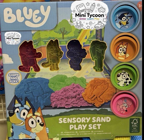 Bluey sensory sand play set - sand,
