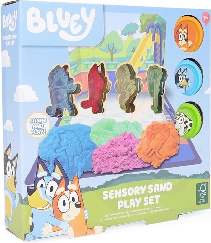 Bluey sensory sand play - play, set