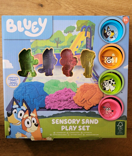 Bluey sensory sand play - sand,