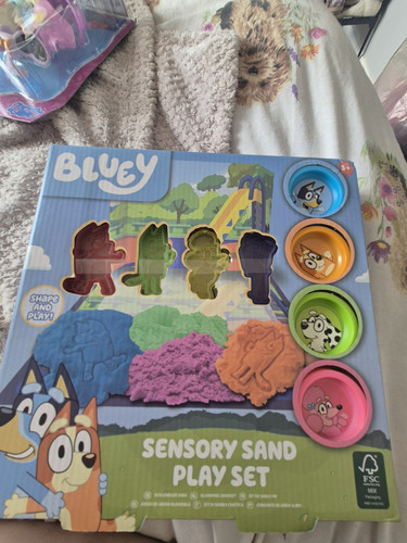 Bluey sensory sand kids - sensory, play