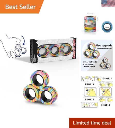Magnetic fidget rings - magnetic,
