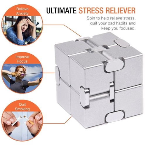 Metal fidget cube stress - fidget,
